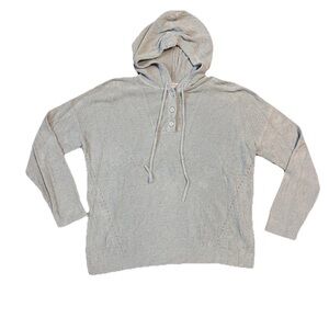 Barefoot Dreams Cozy Chic Ultra Lite 1/4 button Casual Long Sleeve Top